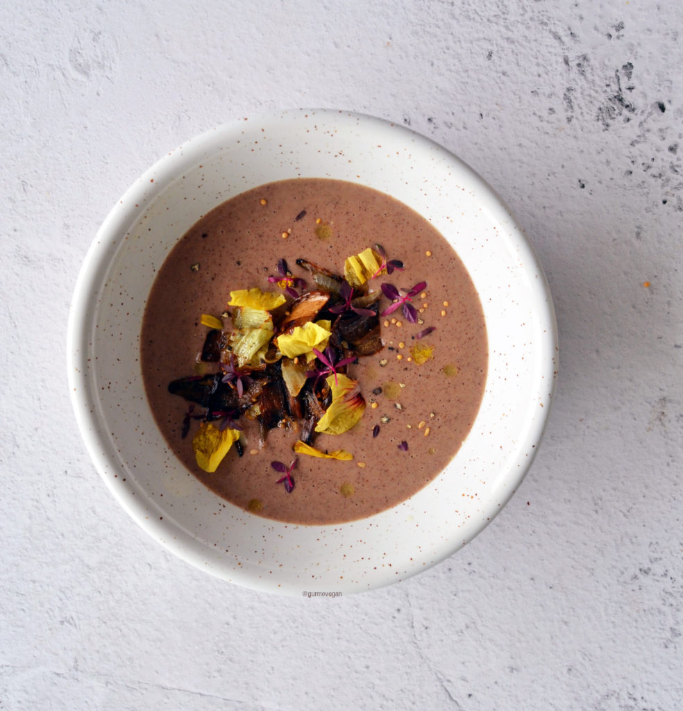 Wild Black Rice Porcini Bisque Gurme Vegan