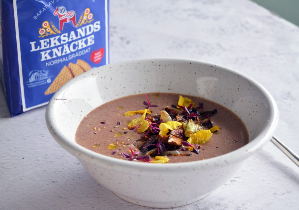 Wild Black Rice Porcini Bisque Gurme Vegan
