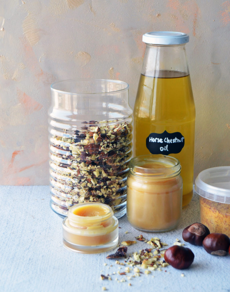 A Guide to Use of Horse Chestnuts w/ Oil & Salve Recipes Gurme Vegan